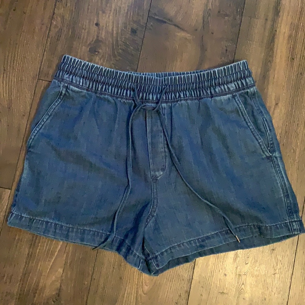 GAP drawstring jean shorts